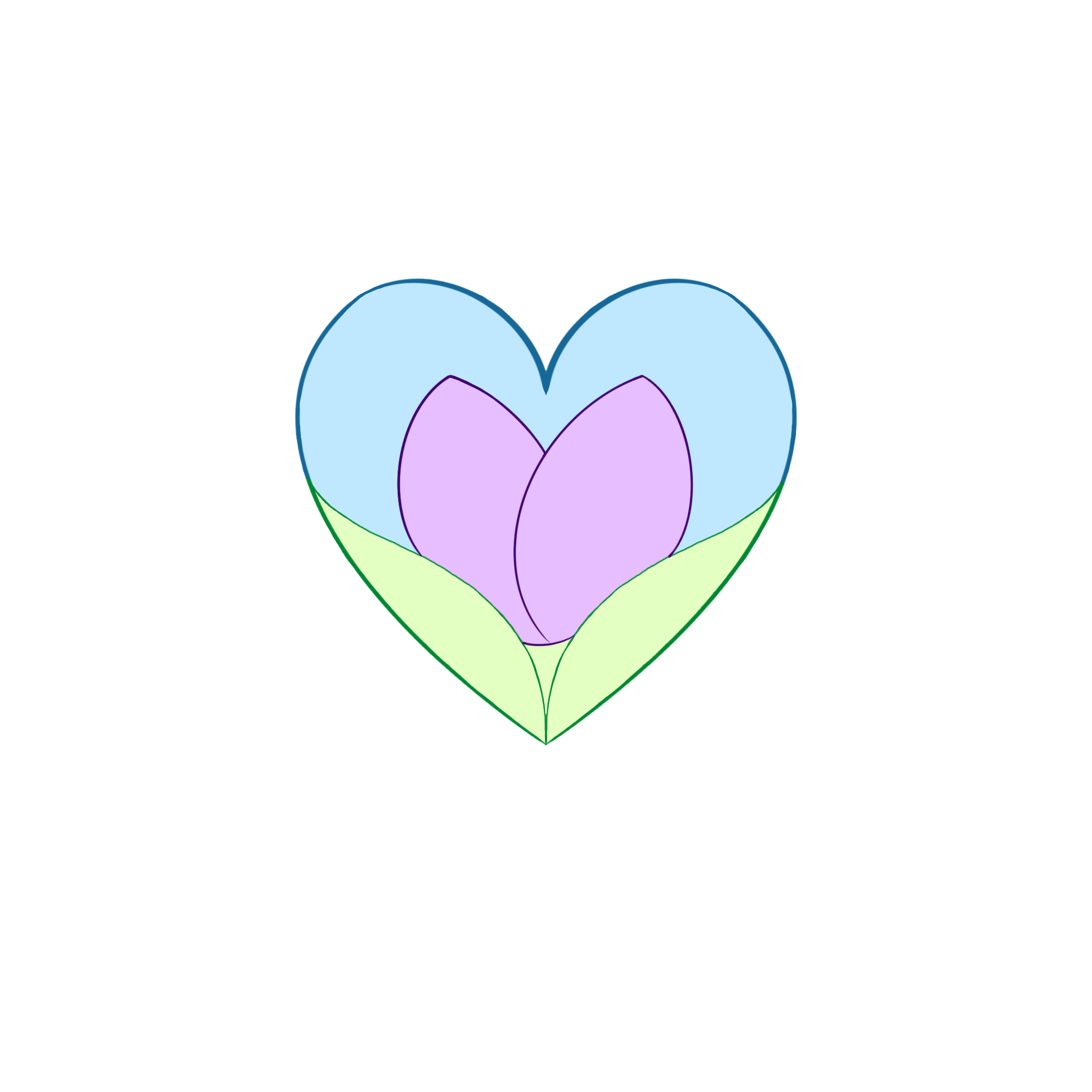 tulip heart symbol